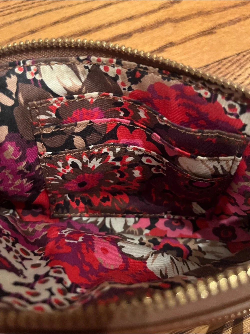Vera Bradley quilted leather